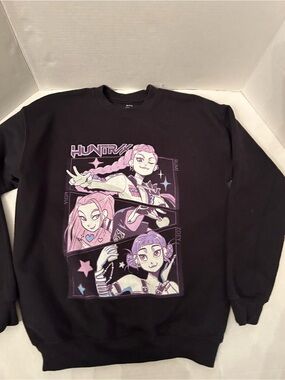 Netflix KPop Demon Hunters HUNTR/X
black sweatshirt
